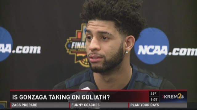 Is Gonzaga taking on Goliath? They don't seem to think so