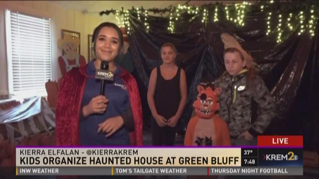 Green Bluff hosts kid friendly haunted house