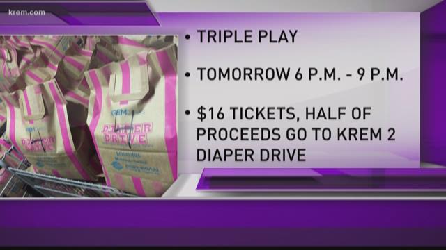 Support Vanessa Behan Crisis Nursery and the KREM 2 Diaper Drive at Triple Play Friday